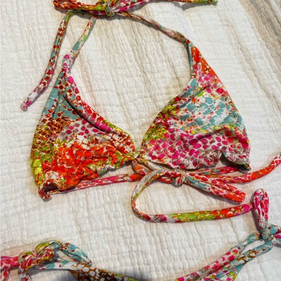 Colorful Snake Skin Bikini Set - Picture 5 of 8
